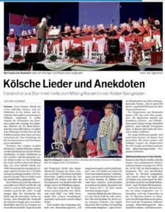 Kölsche Lieder und Anekdoten